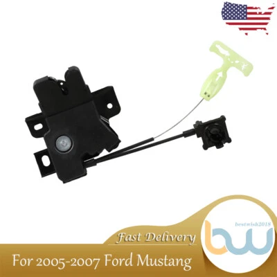 Para Ford Mustang 2005 2006 2007 maletero cubierta tapa cierre y cable 1R8Z5446318AA Foto 1 de 4