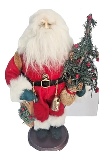 Vintage 90's Santa Classic Collectibles 1997 Pocket Watch Lantern Sleigh 19" - Picture 1 of 12