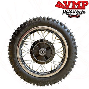 Yamaha PW80 Rear Wheel Rim Hub Assemble 12" with Tyre and Inner Tube Cush Drive - Picture 1 of 2