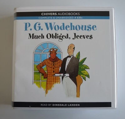 Much Obliged, Jeeves - P.G. Wodehouse - Unabridged Audiobook -  4CDs - Image 1 of 2
