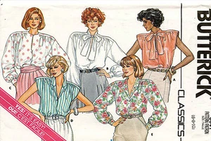 Blusa Butterick Misses de Colección Años 80 Patrón 3641 6-10 SIN CORTAR - Imagen 1 de 1