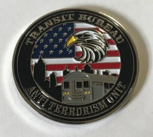 NYPD NYC Polizeibehörde Transitbüro ATU Anti-Terror-Einheit Terrorismusbekämpfung - Bild 1 von 3
