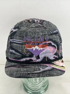 *OKEMO SKI RESORT VERMONT* Skiing Snowboarding Trucker Hawaiian Style Retro Hat - Picture 1 of 10