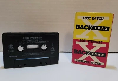 Back Trax Cassette.  Rod Stewart.  Lost In You. Forever Young. - Image 1 of 2