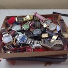 4lb+ Bulk Watch Lot Timex Fossil Kenneth Cole Elgin Untested Parts