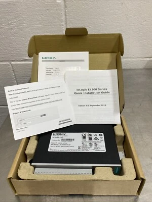Moxa ioLogik E1212 8DI, 8DIO, 2 Ethernet Port Switch Remote 10 V1.0.3 - Image 1 of 4