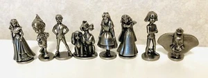 2001 Monopoly Disney Edition Replacement Pieces Movers Set of 8 Tokens Excellent - Picture 1 of 4