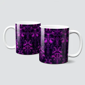 oh-cuptastic-Tasse-SeamlessPurple-Pflanzen-Ornamente-Schnörkel-Pink-Lila-LT-1138 - Bild 1 von 1