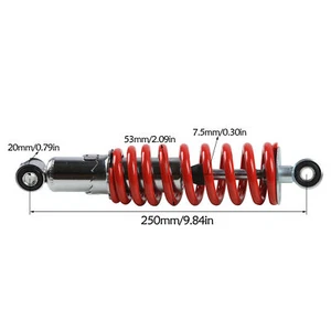 250mm 700lbs Rear Back Shock Spring Pit Dirt Bike CRF50 XR50 CRF70 XR70 SSR SDG - Picture 1 of 6