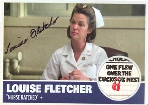 One Flew Over the Cuckoo's Nest LOUISE FLETCHER SIGNED One of a Kind Card - RARE