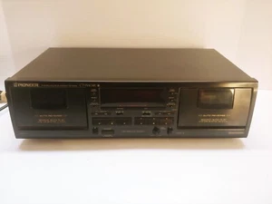 Pioneer Stereo Double Cassette Deck CT-W 404R Auto Reverse Highspeed Copy System - Picture 1 of 8
