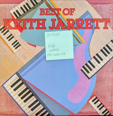 Keith Jarrett Best Of Keith Jarrett Vinyl Record VG+/VG+ IMPL8954 1978 - Image 1 of 2