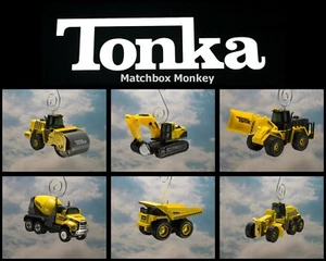 Tonka Construction Equipment Cement Loader Backhoe Dump Truck Christmas Ornament - Picture 1 of 65