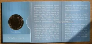 KOREAN WAR 50th ANNIVERSARY One Dollar Uncirculated Coin Mint Mark S - Picture 1 of 1