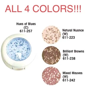 x4 Avon COLOR CONFETTI EYESHADOW Natural Nuance - Browns - Mixed Mauves & Blues - Picture 1 of 1