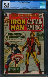 Tales of Suspense #59 🌟 CGC 5.5 🌟 Iron Man Captain America Marvel Comic 1964 - Picture 1 of 2