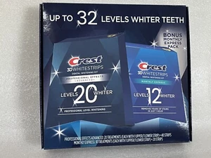 Crest 3D Whitestrips Professional Effects 40 Strips & Monthly Express 20 Strips - Picture 1 of 7