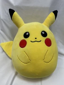 Peluche Nintendo Pokémon Squishmallows PIKACHU 10" Excelente Estado Suave - Imagen 1 de 11