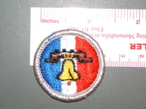 Boy Scout Merit Badge Citizenship-Nation (BWR) circa '76-'06 2143U - Picture 1 of 1