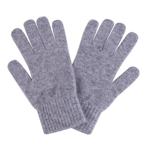 100% SHEEP WOOL Gloves Men's/Women's Warm Soft Winter Gloves, S/M, Light Gray - Picture 1 of 4