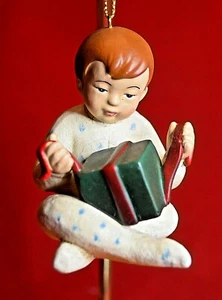 Creations Artistic Accent "Children Opening Gift" Holiday Christmas Ornament NEW - Picture 1 of 12