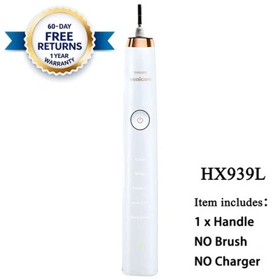 Philips DiamondClean Classic 9000 Series HX939W mango de cepillo de dientes eléctrico dorado Foto 1 de 2