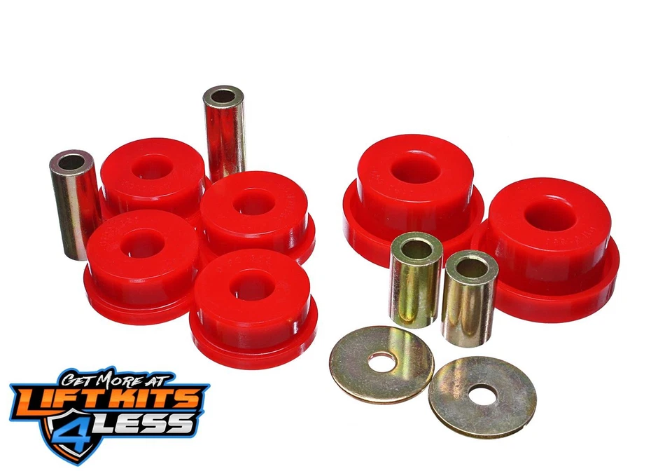 Комплект втулок для крепления дифференциала энергетической подвески - красные - задние - Изображение 1 из 2