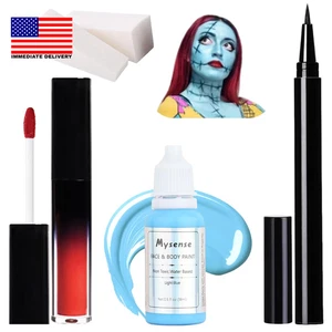 Sally Makeup Kit,Halloween Sally Costume Corpse Bride Makeup,Sally Face Cosplay - Picture 1 of 6