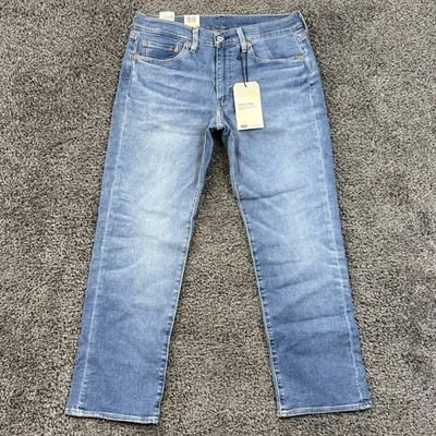 Levis Lote 514 Pantalones de mezclilla elásticos premium para hombre de corte regular recto azul 33x30 Foto 1 de 4