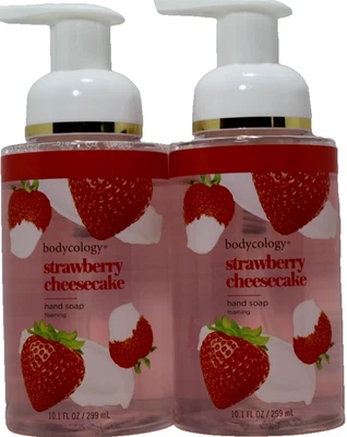 2 PK Bodycology Strawberry Cheesecake Foaming Hand Soap 10.1 Fl oz - Image 1 of 4