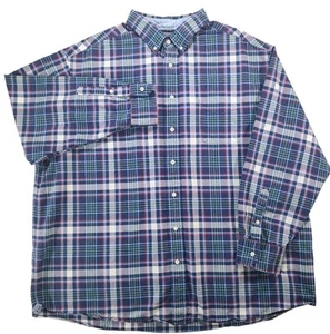 Daniel Cremieux Button Down Shirt Mens 3XL Plaid Long Sleeve Classic Fit Cotton - Picture 1 of 5