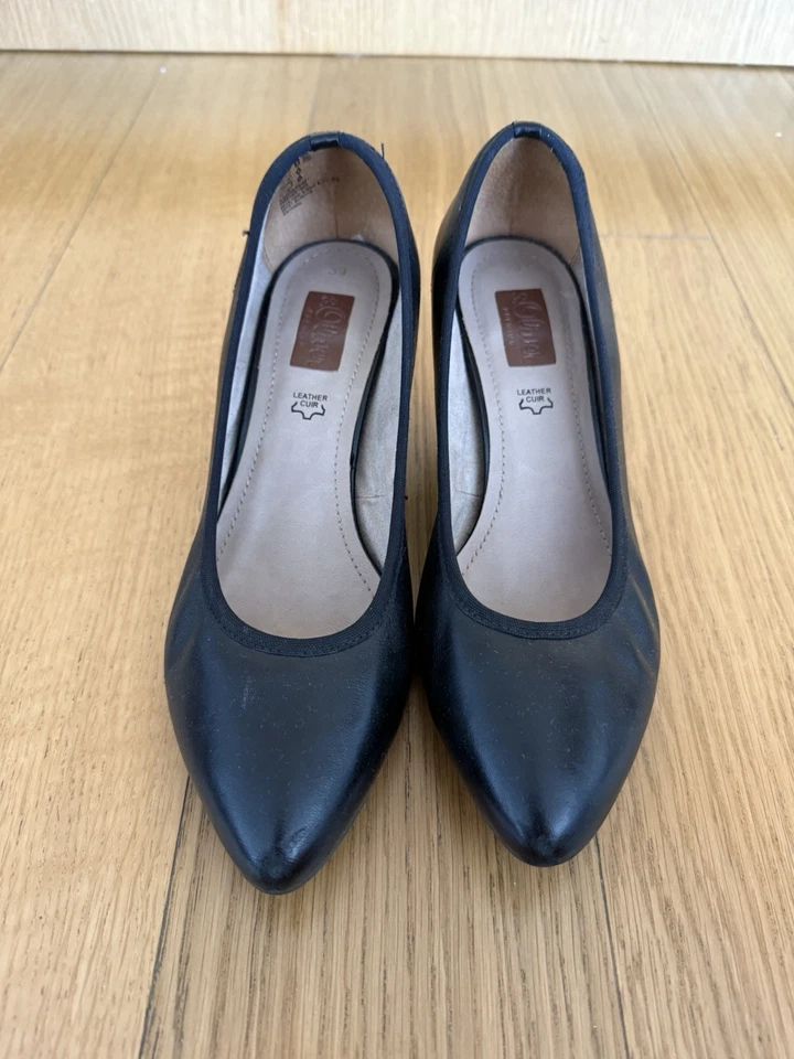 Tacones clásicos negros para oficina (mujer 8,5) Foto 1 de 4