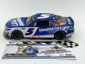 Kyle Larson 2024 Hendrickcars.com Brickyard 400 21/07/24 Race Win 1:24 Diecast - Imagen 1 de 4