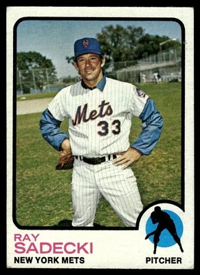 1973 Topps Ray Sadecki New York Mets #283 - Image 1 of 2