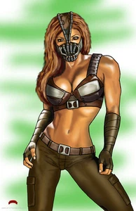 Lady Bane gotham DC comics art Batman dark knight 11x17 pinup print Dan DeMille - Bild 1 von 1