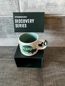 NUEVO En Caja 2024 STARBUCKS Oklahoma SERIE DESCUBRIMIENTO Ornamento Mini Espresso 2OZ - Imagen 1 de 6