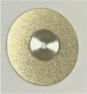 Dental Zahnarzt Zahntechnik ZahnLabor Diamantscheibe 19mm beidseitig 0,2mm dünn - Bild 1 von 2
