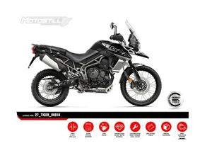 TRIUMPH TIGER 800 XR - XC 2018 - 2020 JUEGO DE PEGATINAS GRÁFICAS KIT DE CALCOMANÍAS - Imagen 1 de 4
