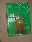 General Electric GE String-A-Long 300 Light RARE BLUE Icicle Holiday Lights Set