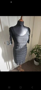 H&M Black Lace Mini Dress. Size 12 - Picture 1 of 3