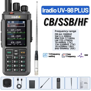UV-98 plus Multi Band 10W FM AM SSB HF Cross Band Repeater 2.4"Large Screen Walk - Picture 1 of 12