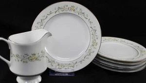 Sango Debutante Set of Creamer and Six Bread & Butter Plates - Picture 1 of 7