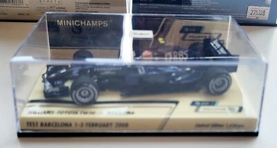 Minichamps 1:43 2008 Williams Toyoya F1 FW30- Barcelona Test Kazuki Nakajima - Image 1 of 3