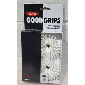 New OXO Good Grips Soap Dispensing Palm Brush Refills Pack of 2 - Picture 1 of 3