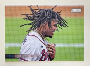 2021 Topps Stadium Club #57 Ronald Acuna Jr. Atlanta Braves - Picture 1 of 2