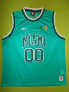 Jersey MIAMI HURRICANES (XL) AUTHENTIC NCAA #00 CANES WATCH PERFECT BASKETBALL - Picture 1 of 9