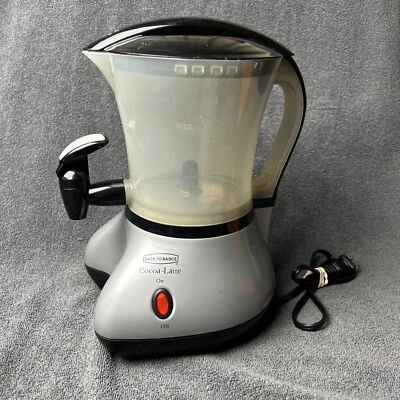 Back To Basics Cocoa-Latte Hot Drink Maker - Blck & Silver - Model CM300BR Froth - Image 1 of 4