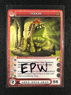 Chaotic TCG 3 Max EPW Toxis 53/232 DOP Unlimited Uncommon NM/LP - Image 1 of 2