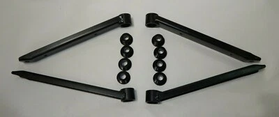 New Set of 4 A-Arm Lower Control Arm Set With Poly Bushings MGA MGB MG TD TF - Image 1 of 3