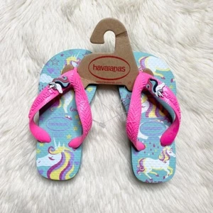 Havaianas Unicorn Flip Flops Girls Toddler - Size 23/24 9c - Picture 1 of 1